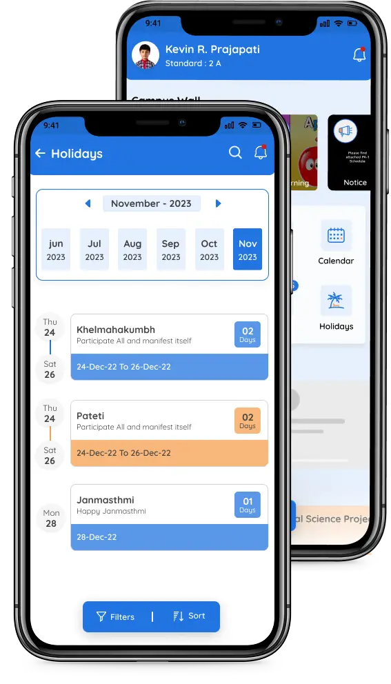 School Holiday Calendar Module