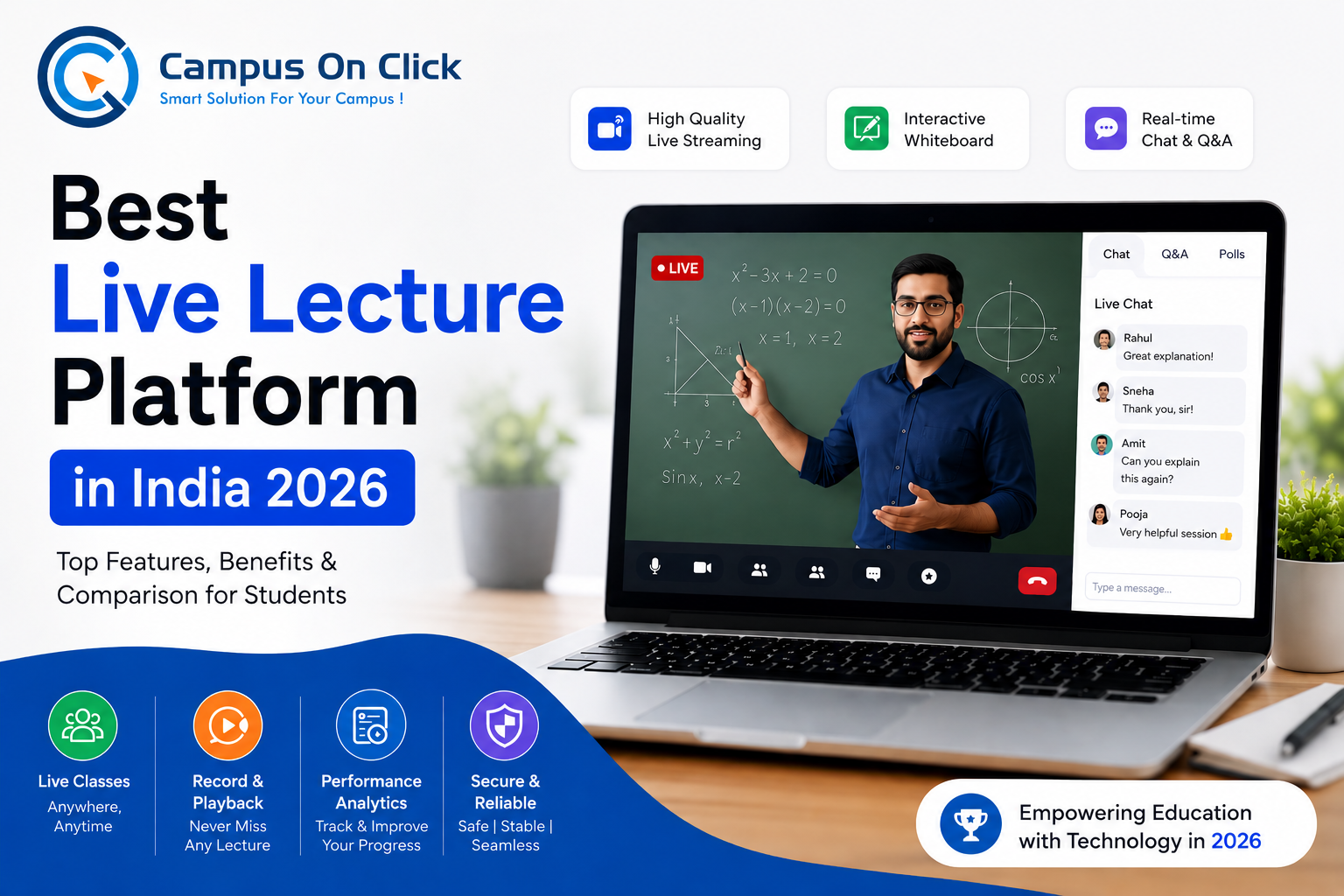 Best Live Lecture Platform in India 2026