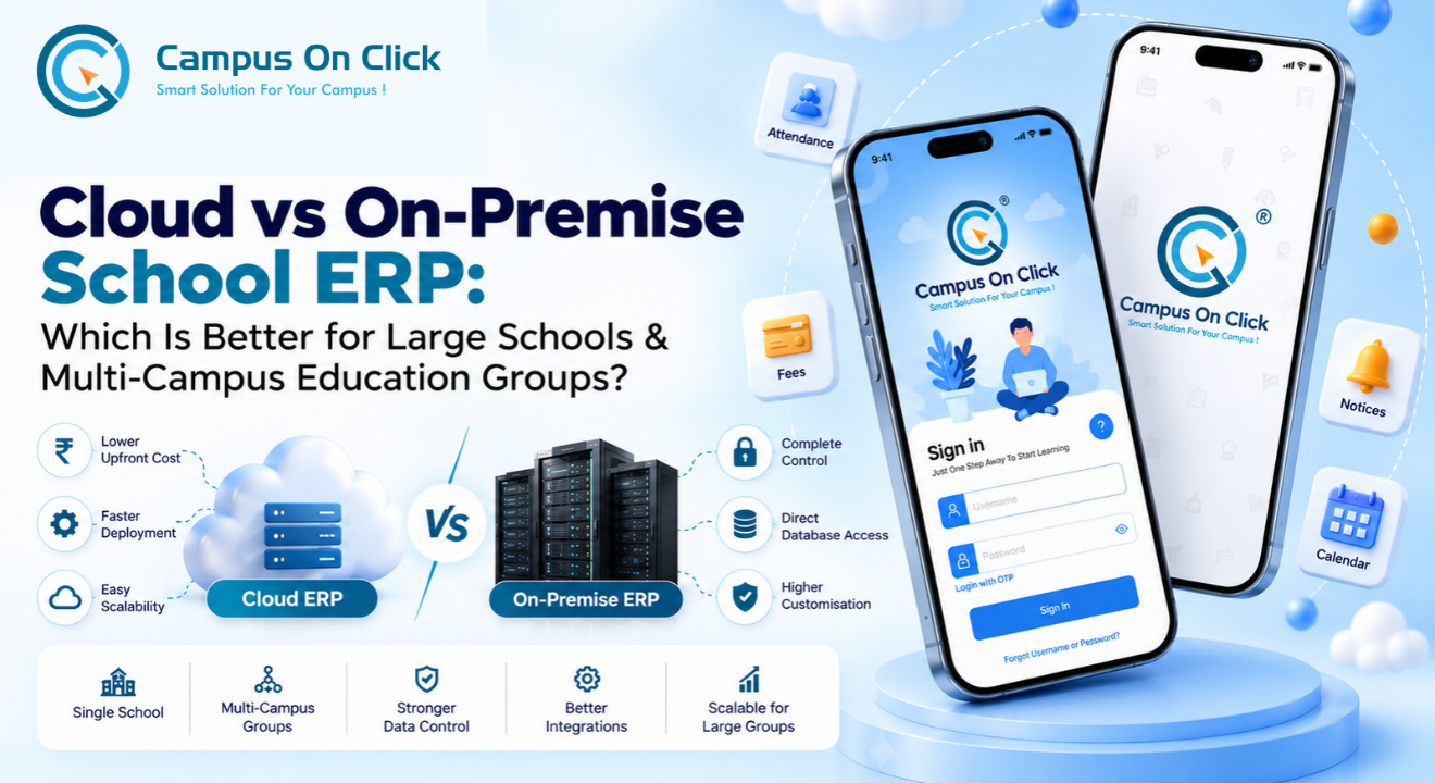 Cloud vs On-Premise School ERP: Which Fits Large School Groups?