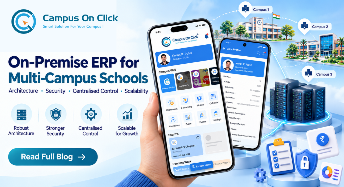 On-Premise ERP for Multi-Campus Schools: Architecture, Security, Centralised Control & Scalability