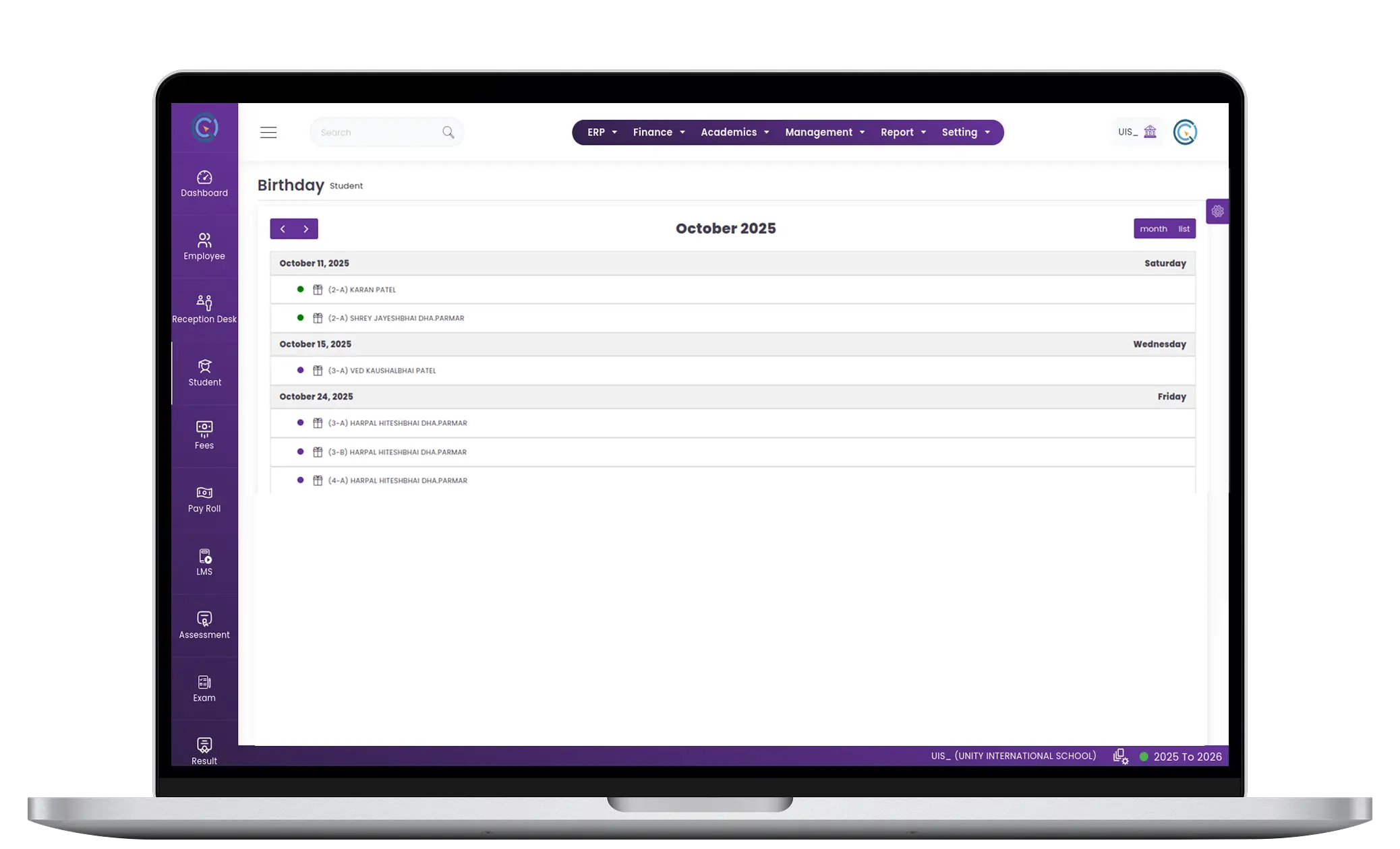 Birthday Wishes for Students & Staff
