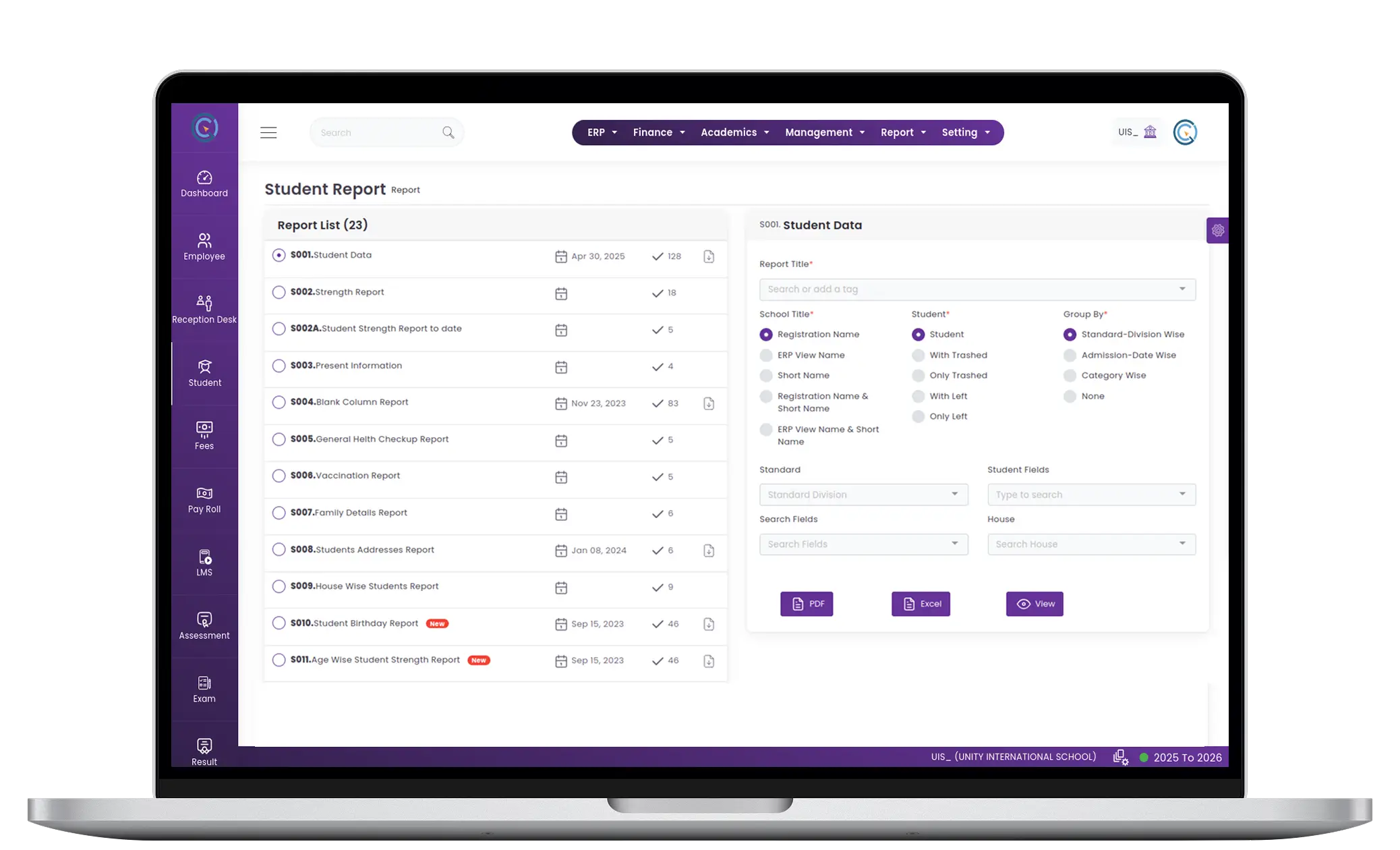 In-Depth Reporting & Analytics for Schools