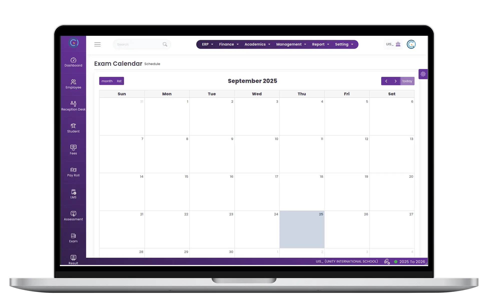 Streamline Examination Planning & Management