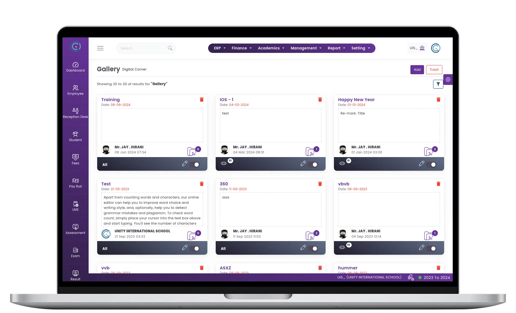 Effortless Gallery Management System