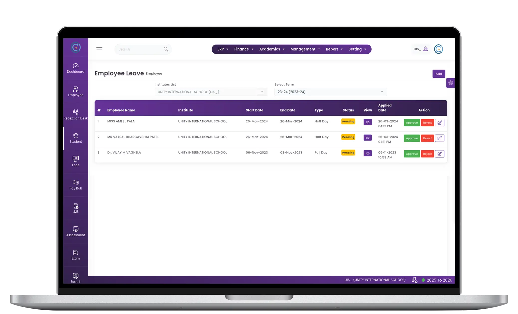 Smart Staff Leave Management System for Schools & Colleges
