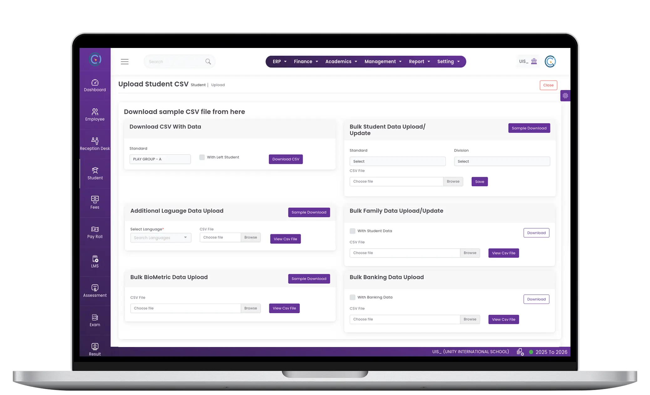 Upload & Migrate Student Data Easily Across Your Institution