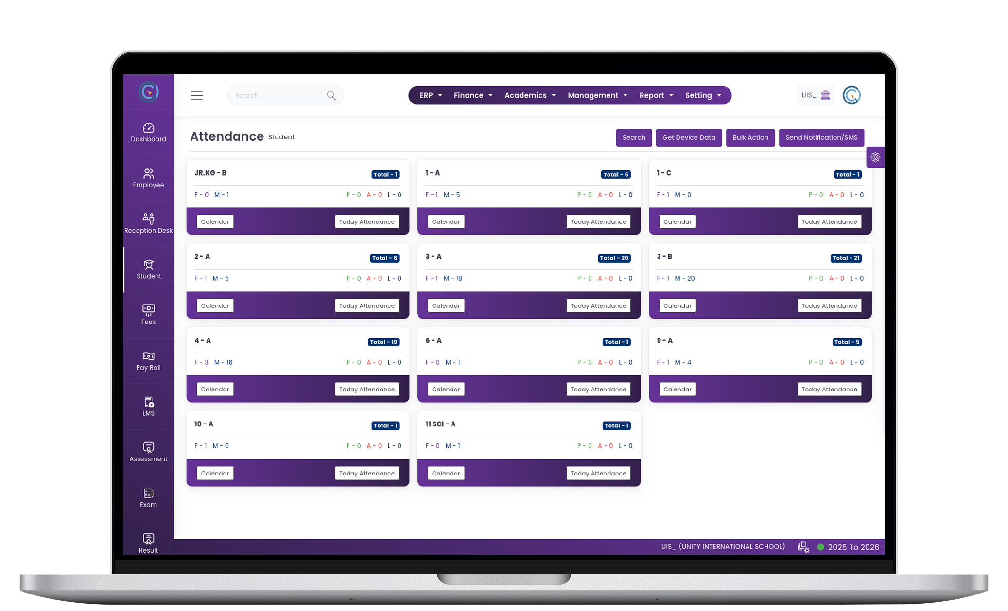 Student Attendance Management System
