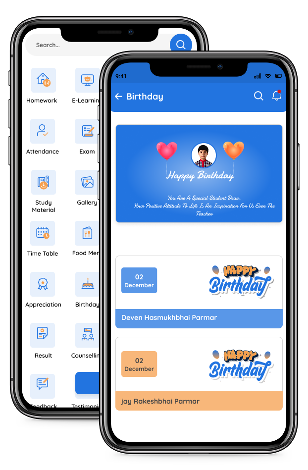 Birthday Wishes
                                Management System App