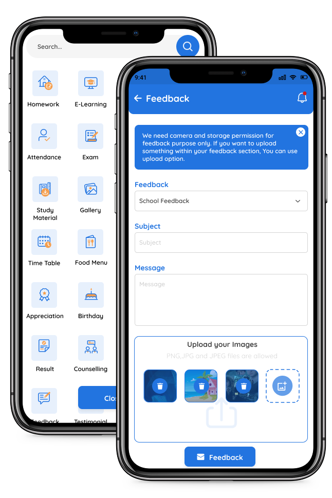 Feedback
                                Management System App