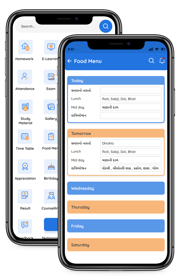Food Menu
                                Management System App