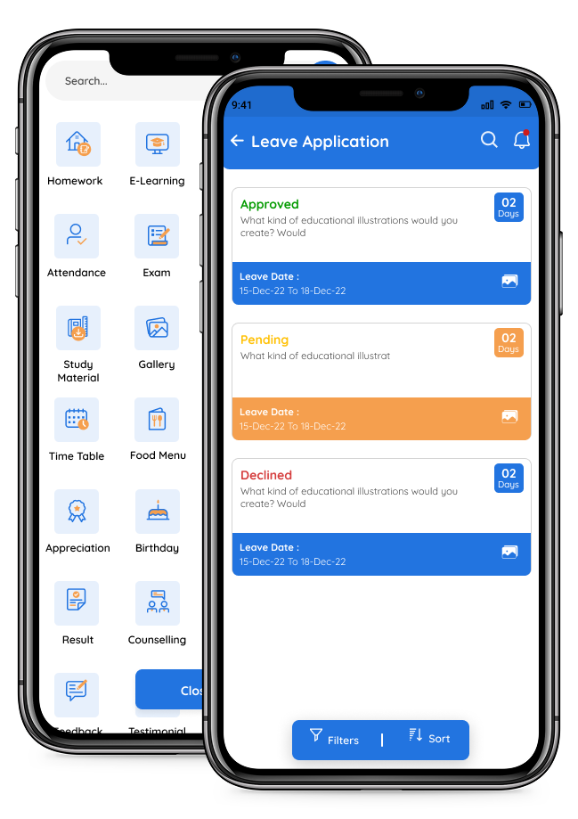 Smart Student Leave
                                Management System App
