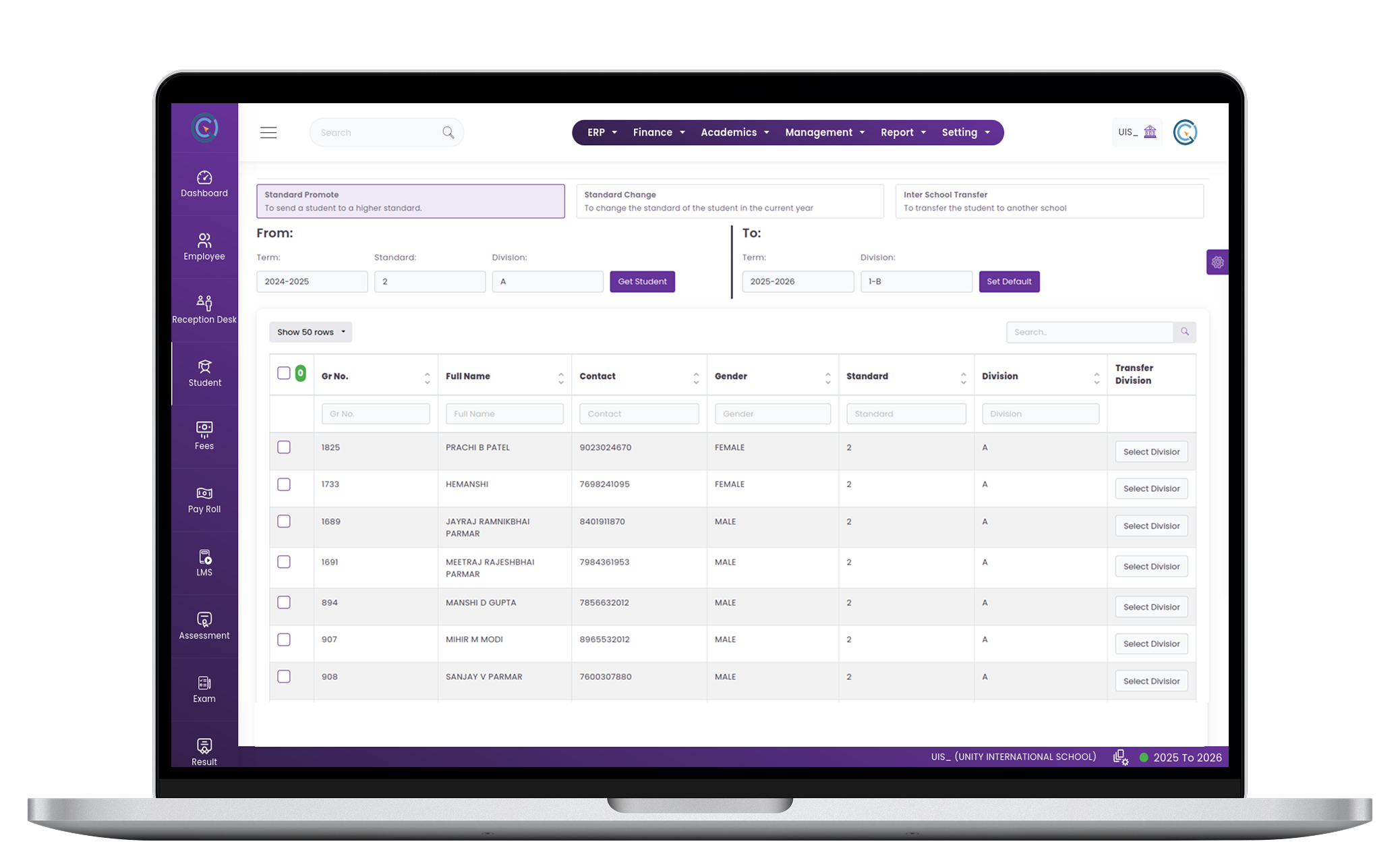 Smart Student Promotion Management System