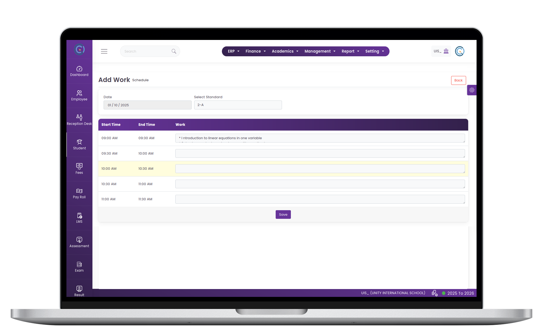 Smart Work Diary Management System